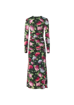 Carolina Herrera hydrangea-print maxi dress - Green