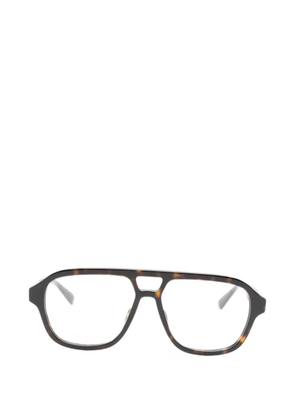 Gucci Eyewear tortoiseshell-effect pilot-frame glasses - Brown