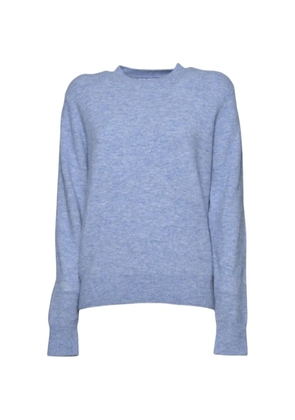 MC2 Saint Barth logo-embroidered ribbed-trim sweater - Blue