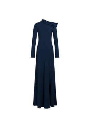 Alberta Ferretti one-shoulder draped maxi dress - Blue
