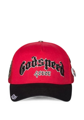 GODSPEED Forever logo-print hat - Red