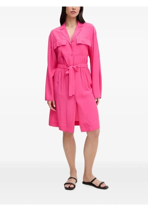 LIU JO belted chest-pocket mini dress - Pink