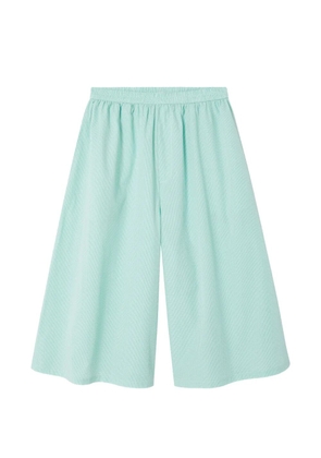 American Vintage Vigy gingham-print shorts - Green