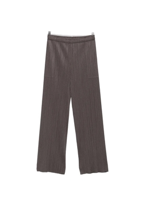 Pleats Please Issey Miyake Monthly Colors: June pleated trousers - Grey