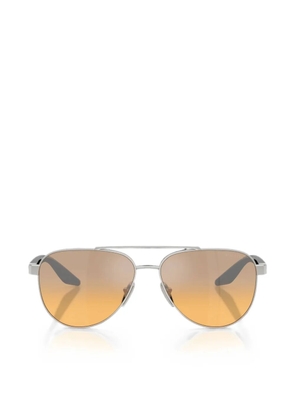 Prada Linea Rossa pilot-frame sunglasses - Silver