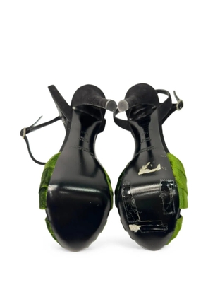 Ralph Lauren Vintage Late 2010s ankle-strap platform sandals - Black