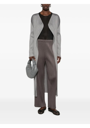 Pleats Please Issey Miyake Monthly Colors: June pleated trousers - Grey