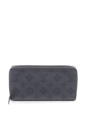 Louis Vuitton Pre-Owned 2021s Zippy Mahina-leather wallet - Black