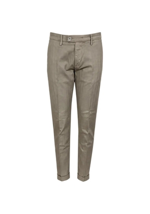 Re-Hash pressed-crease tailored trousers - Grey