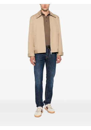 Jacob Cohën logo-patch straight-leg jeans - Blue