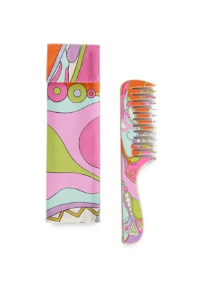 PUCCI Orchidee-print comb - Pink
