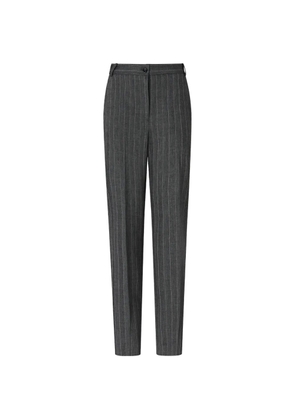 PINKO pinstripe-pattern tailored trousers - Grey