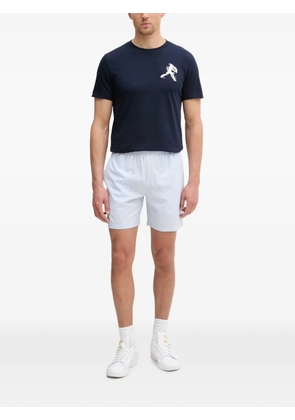Lacoste logo-patch shorts - Blue