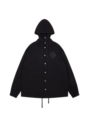 Noir Kei Ninomiya hooded jersey jacket - Black
