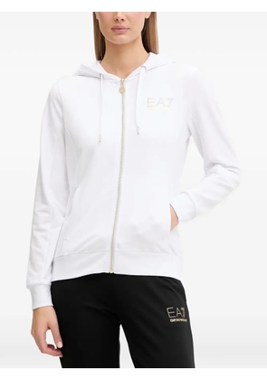 Ea7 Emporio Armani logo-embellished tracksuit - White