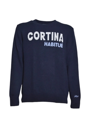 MC2 Saint Barth intarsia-knit crew-neck sweater - Blue