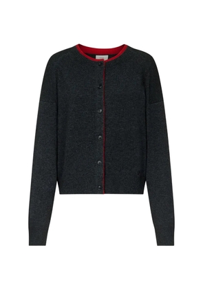 LouLou de Saison Nicola bicolor cashmere cardigan - Grey