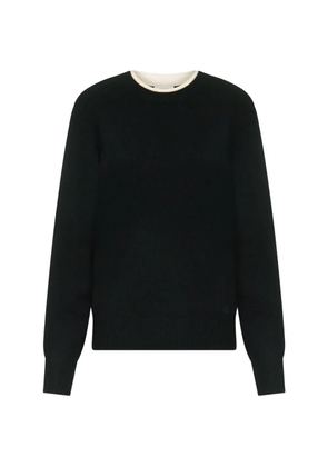 LouLou de Saison bicolor cashemere sweater - Black