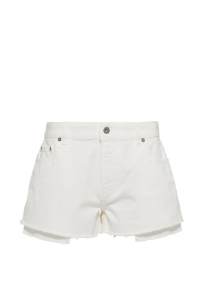 Miu Miu denim shorts - White