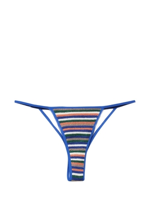 Christopher Esber Calypso crochet-knit bikini briefs - Blue