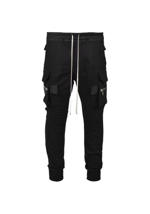 Rick Owens Mastodon multi-pocket drawstring track pants - Black