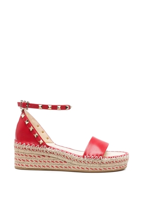 Valentino Garavani Rockstud espadrilles - Red