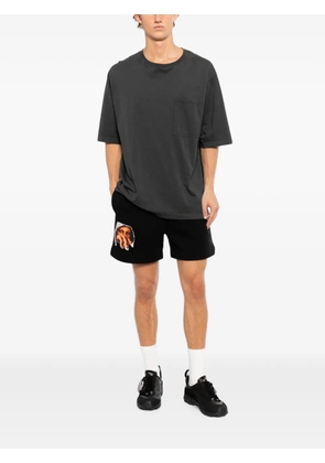 Melt graphic-print shorts - Black