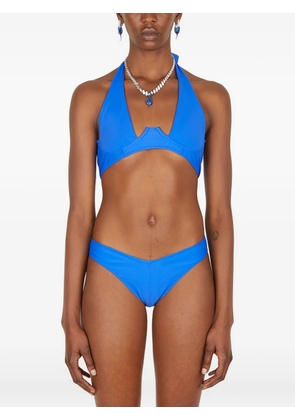 Di Petsa Nymph self-tie halterneck bikini - Blue