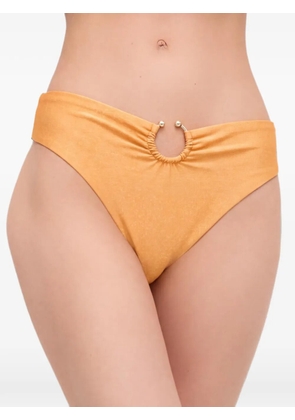 GUESS USA ring-detail bikini bottoms - Orange