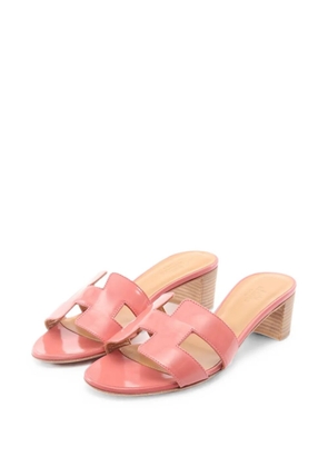 Hermès Pre-Owned 2010s Oasis mules - Pink