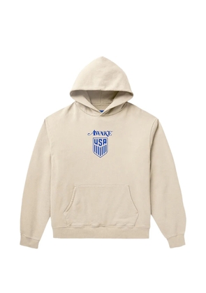 Awake NY x USMNT Team USA World Cup 22 logo-print hoodie - Neutrals