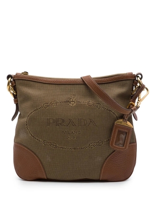 Prada Pre-Owned 2010-2026 Canvas Canapa Logo crossbody bag - Brown