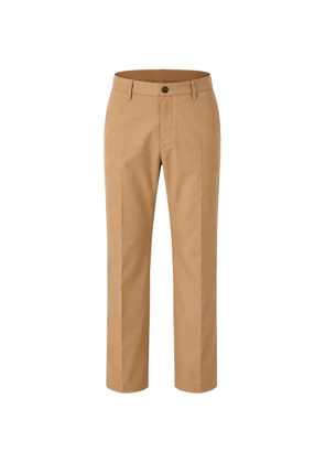 DSQUARED2 logo-patch chino trousers - Brown
