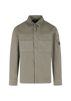 C.P. Company Lens-detail cotton overshirt - Grey