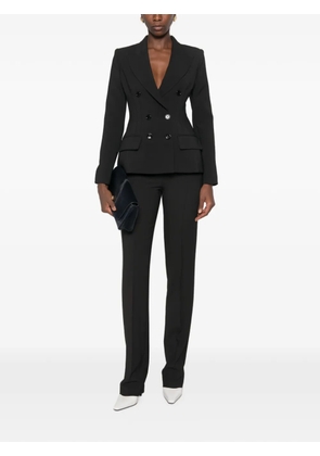 Elisabetta Franchi pressed-crease tailored trousers - Black