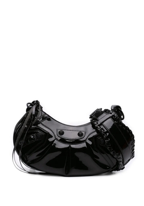 Balenciaga Pre-Owned 2010 Patent Motocross Le Cagole XS crossbody bag - Black