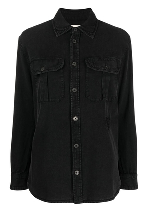 Zadig&Voltaire Teros logo-embroidered shirt - Black