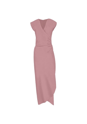 Peter Cohen sign wrap design dress - Pink
