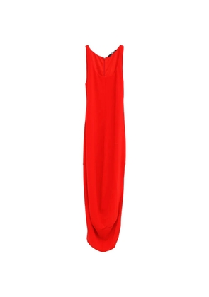 Jacquemus asymmetric sleeveless dress - Red