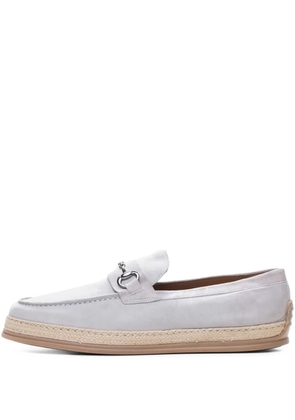Poche Paris suede loafers - White