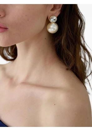 Carolina Herrera crystal-embellished earrings - Gold