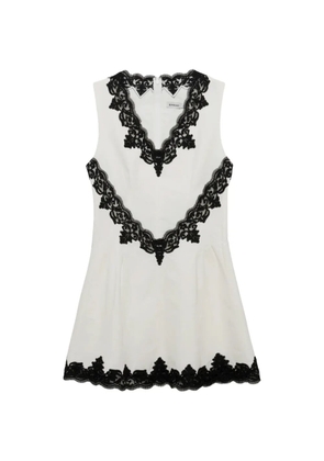 Simkhai Minna lace-trim mini dress - White