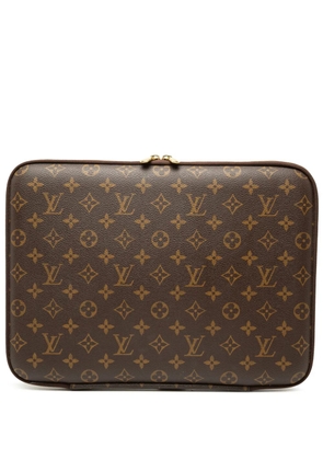 Louis Vuitton Pre-Owned 2008 Monogram Laptop Sleeve 13 - Brown