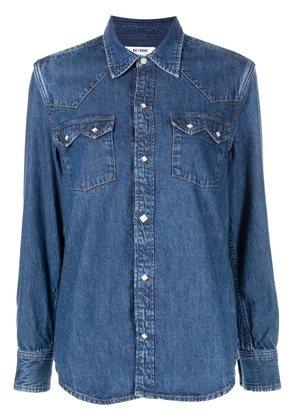 RE/DONE 50s sawtooth western shirt - Blue