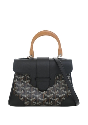 Goyard Pre-Owned 2010-2026 Mini Goyardine Saigon Souple satchel - Black
