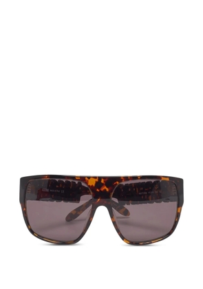 Moschino Pre-Owned MO771S02 Logo oversized sunglasses - Brown