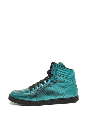 Gucci Pre-Owned Coda perforated sneakers - Blue