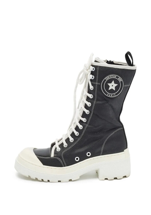 Christian Dior Pre-Owned D-Rise lace-up boots - Black