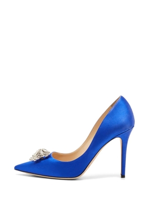 Jimmy Choo Pre-Owned Manda crystal-embellished pumps - Blue