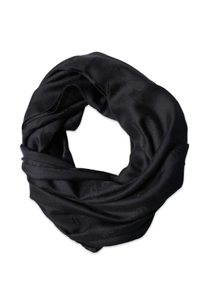 Dolce & Gabbana crown-print scarf - Black